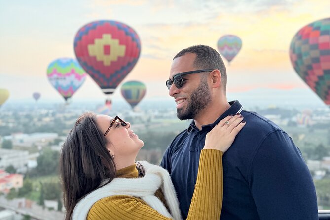 Balloon flight + CDMX pickup + Buffet Breakfast - Sunrise balloon logistics in Mexico City to Teotihuacan