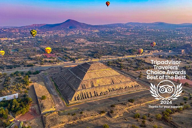 Balloon Flight with Teotihuacan & Guadalupe Shrine Full day Tour - Key things to know before you go
