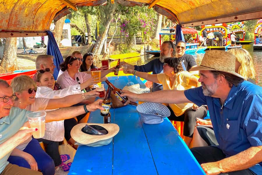 CDMX: Xochimilco Trajinera Party, Drinks, Mariachi & Tacos - Xochimilco Canals on a Party Boat: the real draw