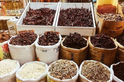 Learn to Cook Mexican Salsas - Getting oriented: Tacuba Market, the church start, and the quick walk