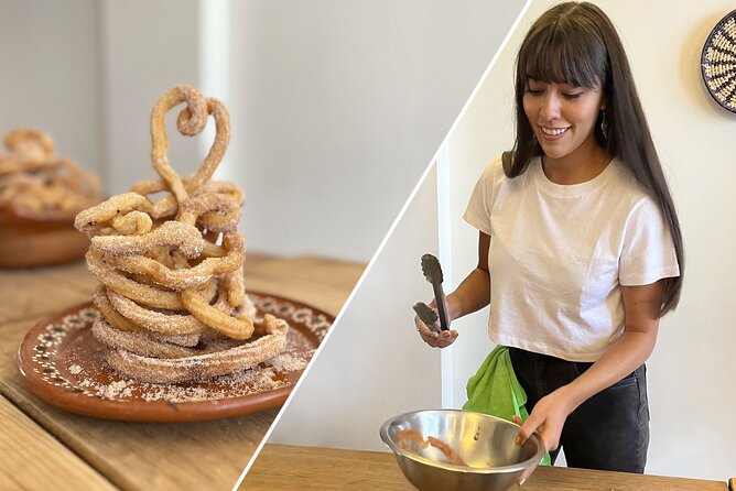 Mexican Churros Master Class - Meet Andrea and the Home-Kitchen Setup (Including Bicho the Cat)