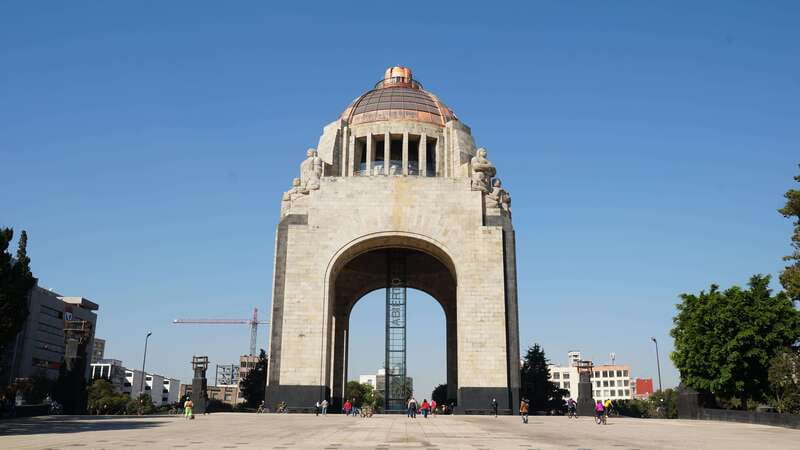 Mexico City: 19 City Highlights Bicycle Tour - Angel de la Independencia and Alameda Central: monuments and everyday city life