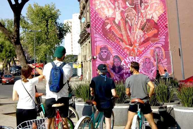 Mexico City: Art Naco, murals & street art bike tour - Downtown Route: Zócalo-Area Streets, Regina Alley, MUJAM, and Workshop Energy