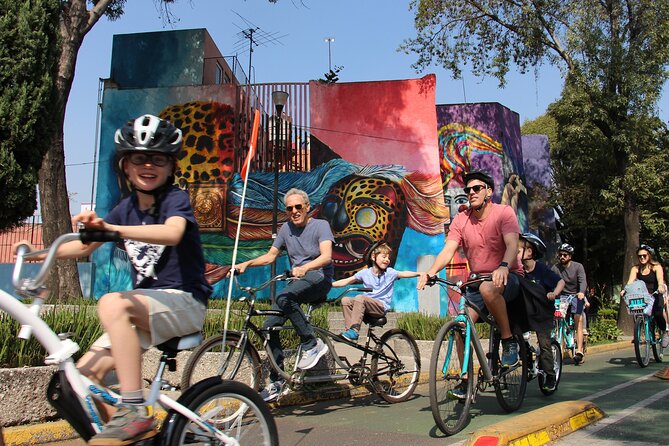 Mexico City: Art Naco, murals & street art bike tour - South Route: Coyoacán and the Frida Area Option