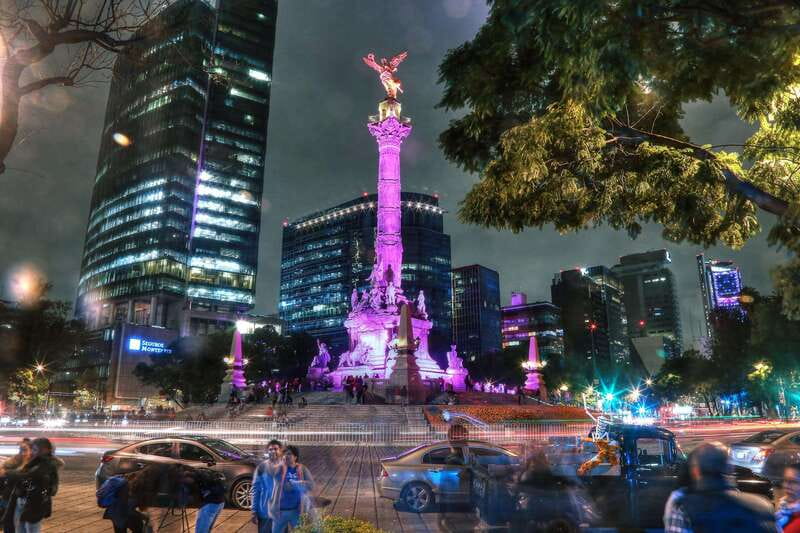 Mexico City: Night City Tour in a Double Decker Bus - Diana Cazadora / Fuente de Cibeles Lighting: A Great Photo Target