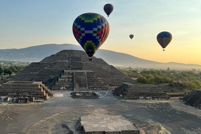 Teotihuacan Hot Air Balloon Flight - The sunrise balloon ride: the core experience over Teotihuacan